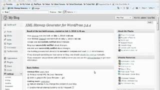 WP XML Sitemap Plugin - WordPress Plugins Video Tutorial