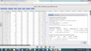 Statcrunch Tutorial: Linear Regression