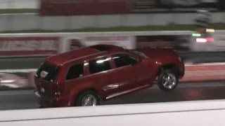 Worlds Fastest N/A SRT8 Jeep  4 foot wheelie drag race