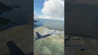 B-52 Flies Low Over Airport!