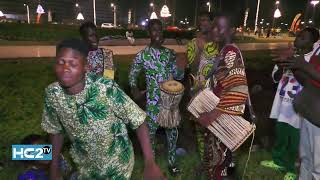 Revivons l'ambiance du réveillon du nouvel an à la place des Amazones et à Cotonou.