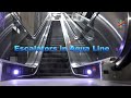 Escalators in Aqua Line  #MumbaiMetroLine3 #Line3in2023 #MumbaiUnderground