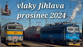 Vlaky Jihlava , prosinec 2024