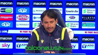 Conferenza stampa Inzaghi pre Bologna-Lazio