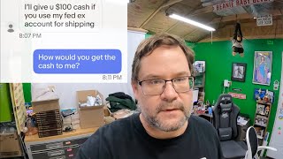 These EBAY SCAMMERS are getting creative