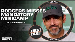 Stephen A. & Shannon Sharpe CAN'T BELIEVE this take on Aaron Rodgers missing minicamp 😡 | First Take