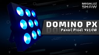 MEGALUZ Show │DOMINO PX. PANEL PIXEL 9x10W RGBW.