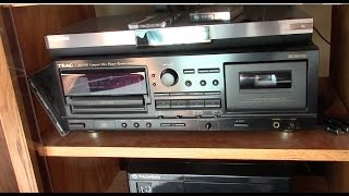 My TEAC Cassette Deck DIED! ...And then I finished it off...