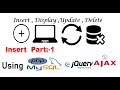 CRUD 1: Insert Data Using Ajax jQuery PHP MySQL Bootstrap