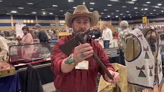 Las Vegas Antique Arms Show …. Native American Pipe Tomahawk.