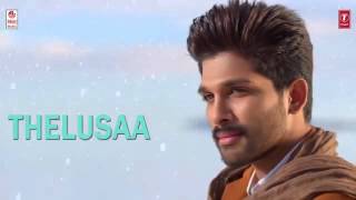 Telusa Telusa Video Song with Lyrics| Sarinodu|Thaman SS