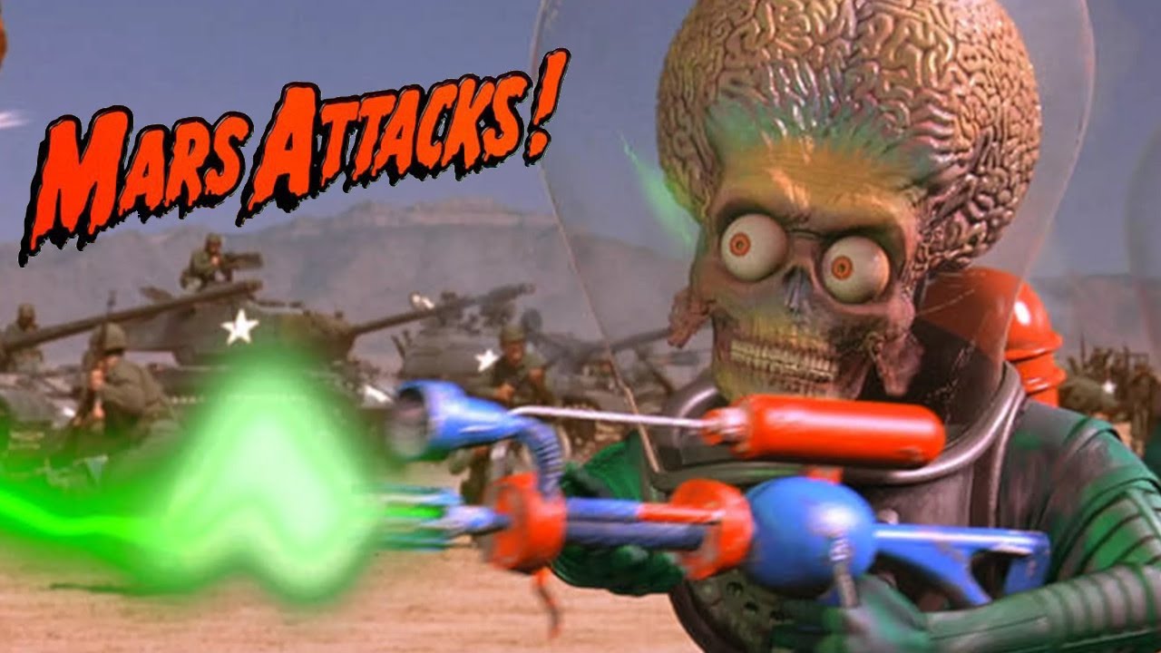 Revoir Mars Attacks Tim Burton 1996 Youtube