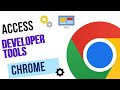 How to Access Developer Tools in Google Chrome: Quick Guide for Inspecting & Debugging!