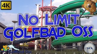 No Limit Speedslide, Blauwe Glijbaan on-slide Golfbad Oss 4K