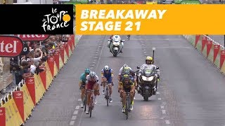 9 riders ahead - Stage 21 - Tour de France 2017