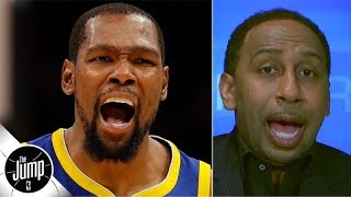 Stephen A. goes off on the Knicks for not offering Kevin Durant the max | The Jump