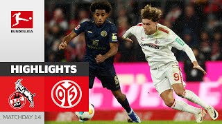 Intense Sunday Clash! | 1. FC Köln - FSV Mainz 05 0-0 | Highlights | Matchday 14 – Bundesliga 23/24
