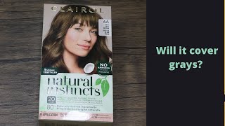 How to Cover Gray Hair | Clairol Natural instincts Review | Does it Work to Cover Grey Hair