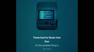 The Stack Overflow Song - song