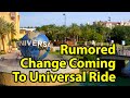Is Universal Re-branding One of its Rides? | Universal Studios Orlando Update