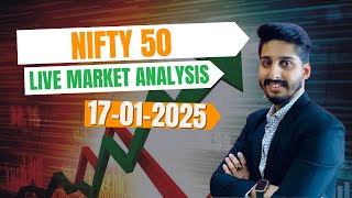 17 JAN 2025 NIFTY LIVE MARKET DETAILED ANALYSIS CLASS BY HARSH KESHARI SIR | LTP CALCULATOR