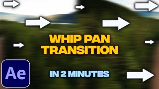 Seamless Whip Pan Transition Tutorial | After Effects 2024