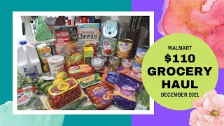 $110 Walmart Grocery Haul | Shopping After Holiday Travels