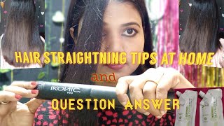 Hair Straightning Tips/ How To Get Perfect Hair Straight