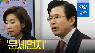 미세먼지 '네 탓 공방'…황교안 \