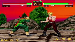 Virtua Fighter 2 Lau Playthrough