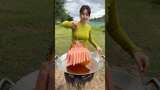 How to cook hotdog with noodle recipe #cooking #shorts #shortvideo #recipe #food