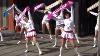 Cheerful ⑪チアパフォーマンス／リガーレ日本橋人形町前／東京マラソン2016 ランナー応援イベント