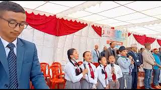 Nepal Don Bosco students performing Mahalaxmi Nagar Gann 2023