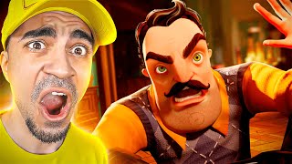 اكتشاف بيت الجار النفسية خاطف الاطفال 😱😱😱 - Hello Neighbor 2