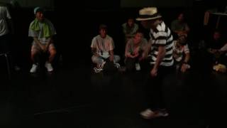 神戸deバトル 8月 FREESTYLE SIDE BEST4 SHUNJI vs GOLD MOON