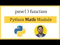 Python pow() function | math module | mathematical functions