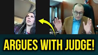 Woman Won't Stop Arguing with Judge After Denial of DWI Non-Disclosure Part 1 #court  #courtroom CCR