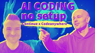 AI Coding Assistant Continue.dev in Codeanywhere: No Setup Required