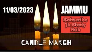 JKSSB Aspirants Candle March In Large Numbers||Huge Protest||Boycott Aptech||Boycott Scam
