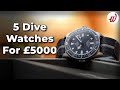 Top 5 Dive Watches Under £5,000 (5 for 5 series)