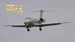 (4K) Cessna 650 Citation VII from the Spanish NAVY U21-01 arrival RAF Fairford RIAT 2023 AirShow