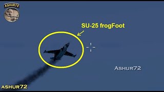 Su-25 fighter Jet shot down by Russian ZU-23 23 mm Anti-Aircraft Guns | ARMA 3