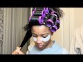 how to straighten natural hair without heat damage magnetic roller set on natural hair