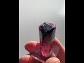 Classic Rubellite tourmaline gem crystal. Cruzeiro tourmaline mine. Minas Gerais. 2015 find. 30 g