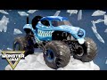 Ice Monster Mutt Dalmatian Monster Jam Truck 360 Turntable Views | Monster Jam