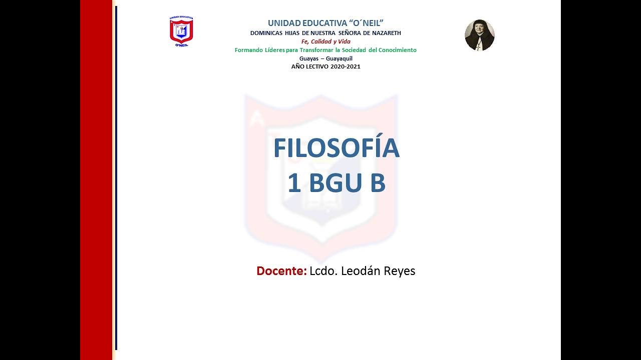 1 BGU B - FILOSOFÍA - 2 Tema - II PARTE - YouTube