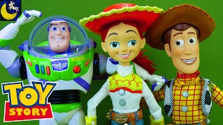 Toy Story Toys 1 2 3 Collection Video Buzz Lightyear Jessie Bullseye Woody Doll 2017 Disney Toys!