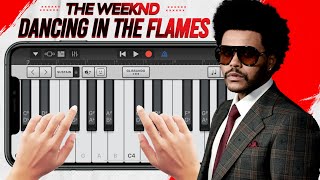 The Weeknd - Dancing In The Flames on iPhone (GarageBand)