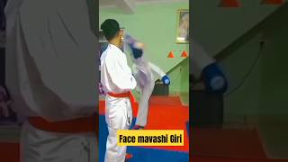 Karate Face mavashi Giri technique  kumite #viral #shorts #shortvideo #youtubeshorts #pawankarate28