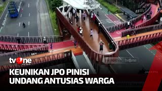 KEREN!! Mirip Kapal, JPO Pinisi Jadi Daya Tarik Warga | Kabar Siang tvOne